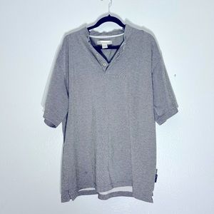 Perry Ellis button up collar T-Shirt